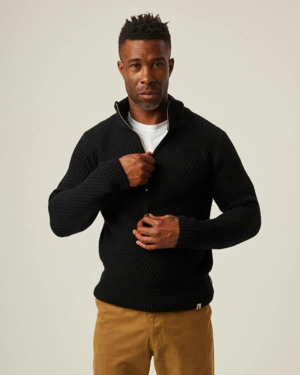Peregrine Birchall Quarter Zip Jumper