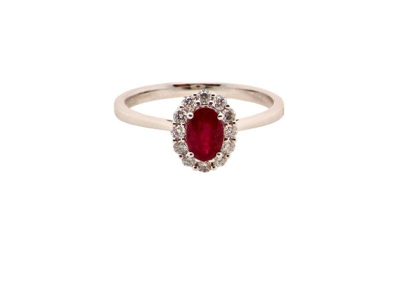 Vintage Tom A modern Ruby and Diamond cluster ring