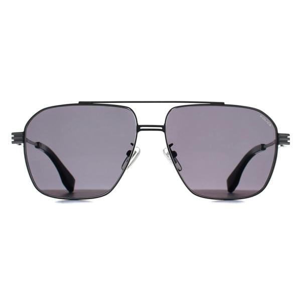 Police Sunglasses SPLQ91 Mercury 1 0509 Shiny Ruthenium Smoke Grey