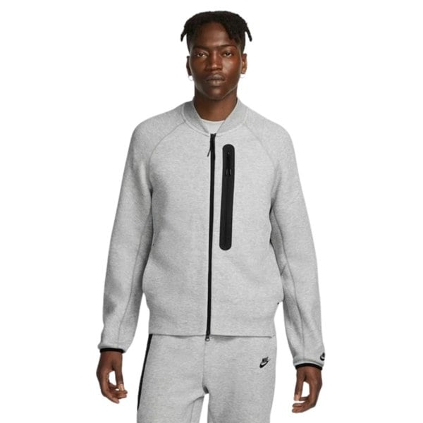 NIKE FB8008 063 GREY/BLACK ZIP TOP MENS S