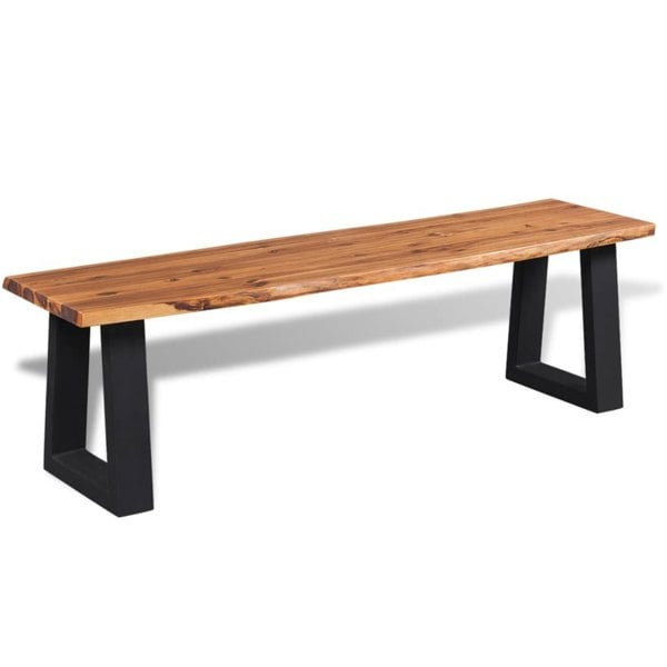 Berkfield Bench Solid Acacia Wood 160 cm