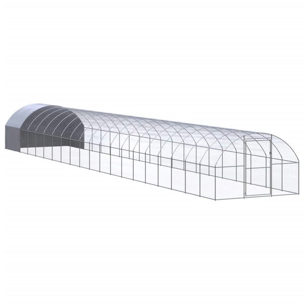 Berkfield Outdoor Chicken Coop 3x20x2 m Galvanised Steel