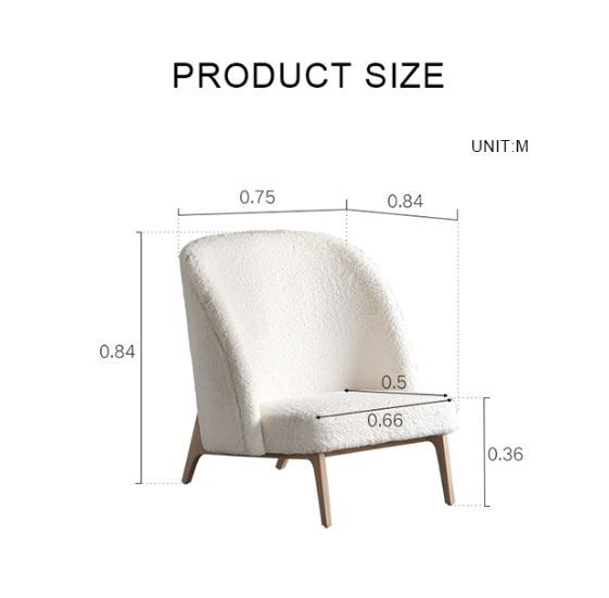 Weilai Concept Teddy Armchair, White