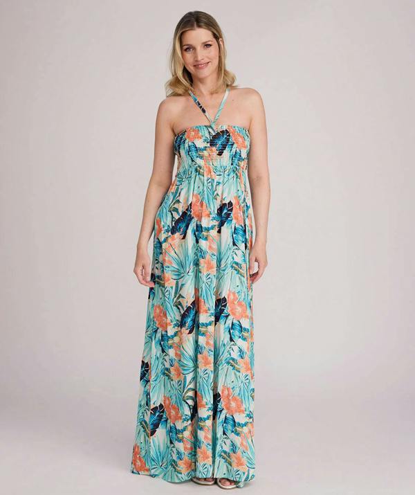 Pia Rossini Pasadena - Strapless Maxi Beach Dress