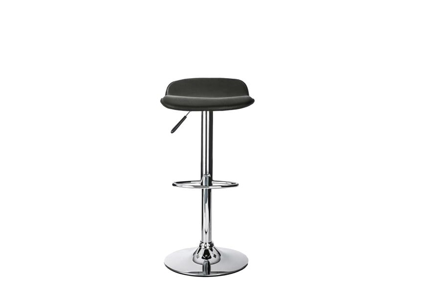 Dorel Home Ohio Barstool with Adjustable Height in Black