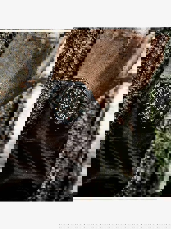 Casio G-Shock Master Of G Mudmaster Carbon Core Guard Dual Display Green Plastic Strap Smartwatch GG-B100-1A3ER