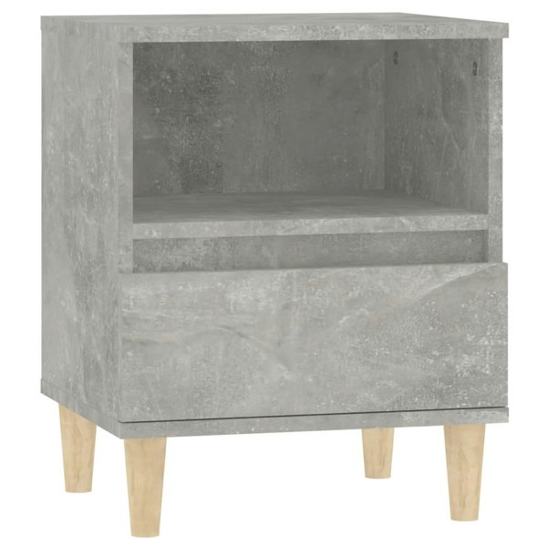 Berkfield Bedside Cabinets 2 pcs Concrete Grey 40x35x50 cm