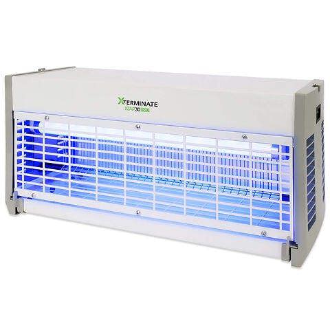 Xterminate UV LED Wall Mounted Fly Zapper Killer Unit Electric for Capturing Flies, Mosquitoes, Moths and Flying Insects