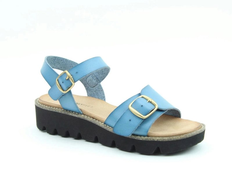 Heavenly Feet TRUDY Womens Sandals Blue