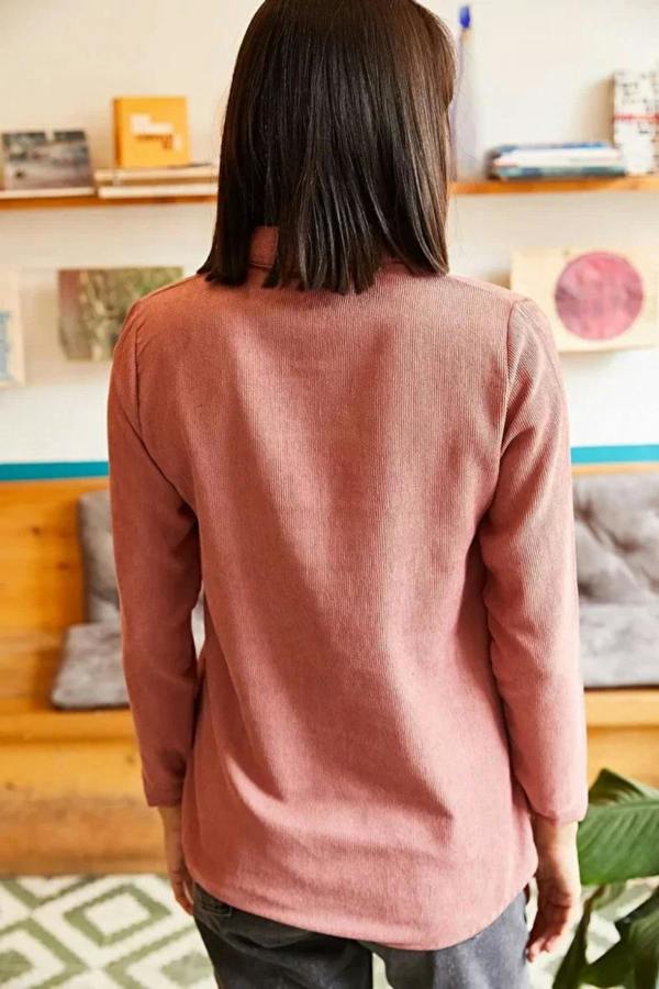 Hoxton Gal Fine Ribbed Corduroy Shirt