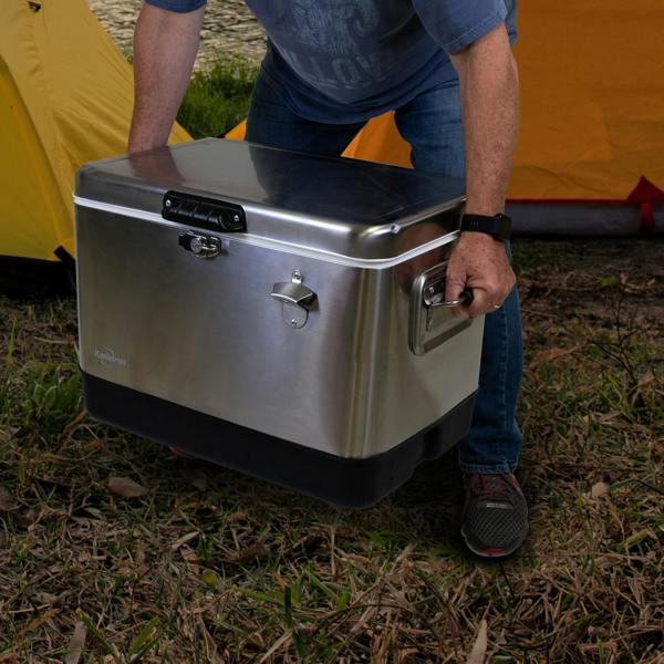 Koolatron Portable Cool Box 51L Ice Chest Cooler for Camping Beach Fishing Travel RV