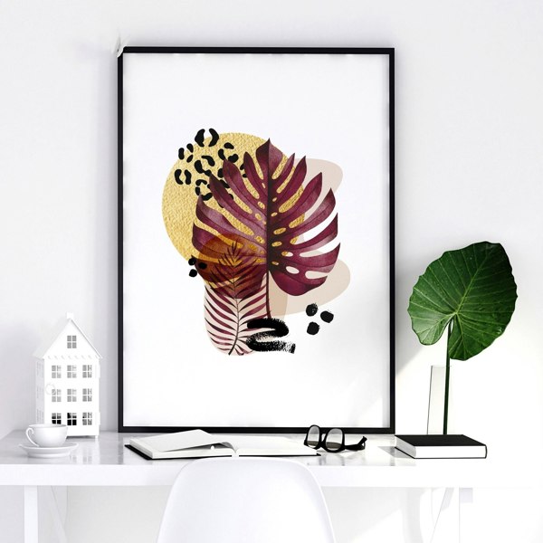 Home office decor ideas for her | set of 3 framed wall art