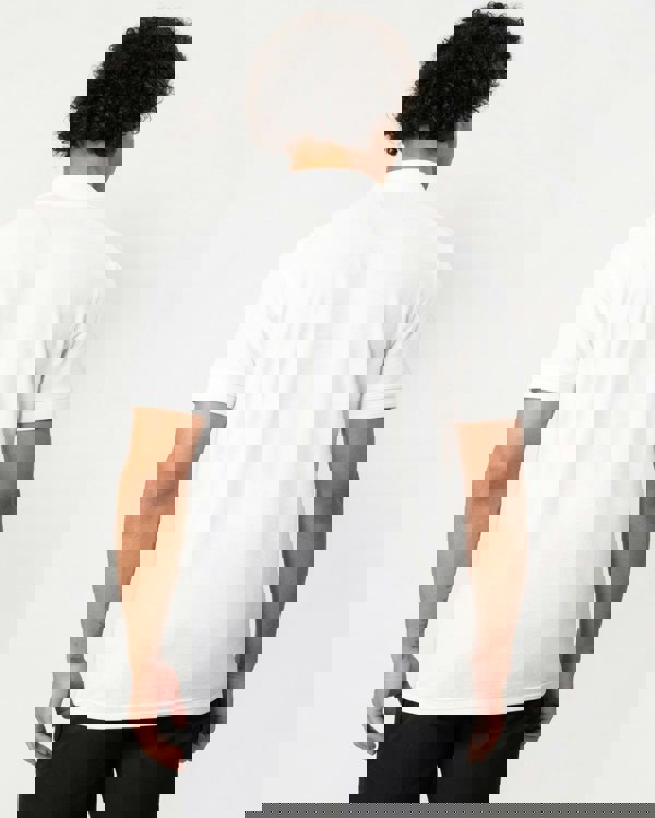 BOSS Orange Prime Mens Cotton-Piqué Polo Shirt with Logo Print NOS - White 100