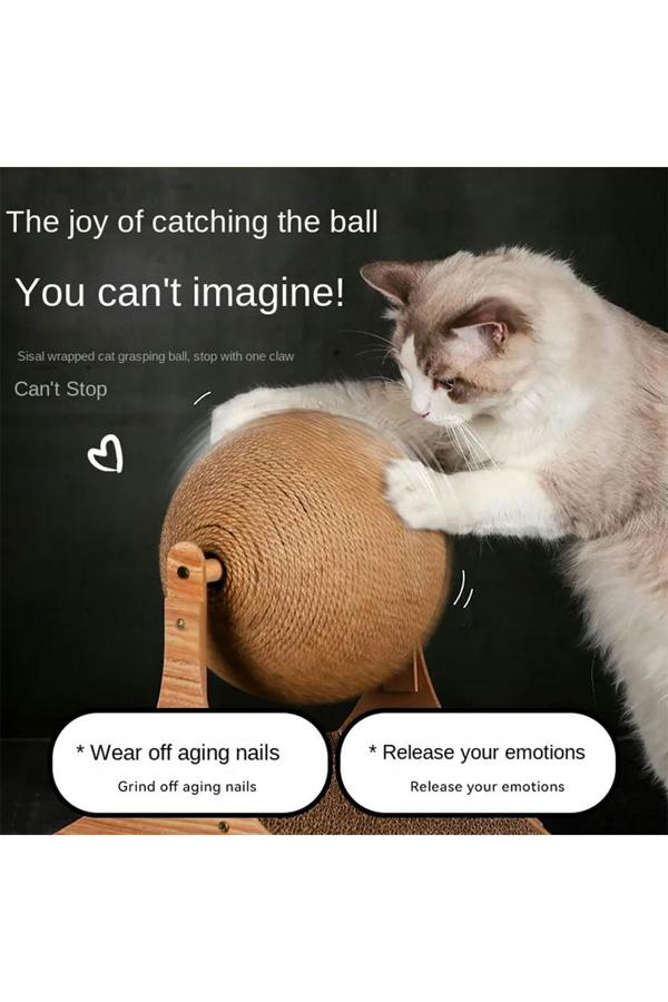 Living and Home Cat Scratching Toy with Sisal Ball