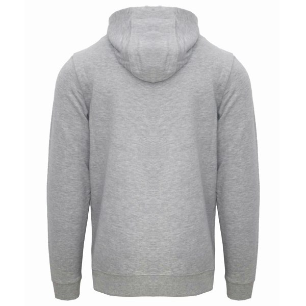 Aquascutum Branded Taped Pocket Zip Up Hoodie - Grey