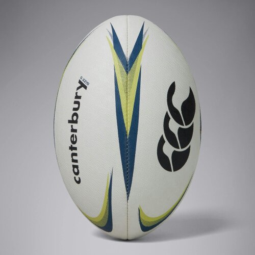 Canterbury Adult Mentre Rugby Ball (C-000152) - White / Lime