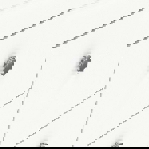 Furniture To Go Madrid Bedside Table 2 drawers in White