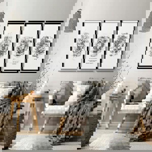 Canvas Painting Wall Decor | Set of 3 Abstract Clocks Wall art Prints