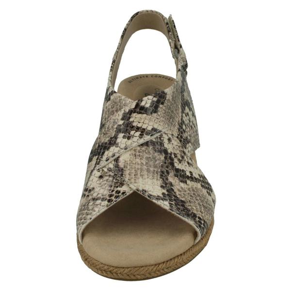 Clarks Ladies Clarks Slingback Wedge Heel Sandals Lafley Alaine