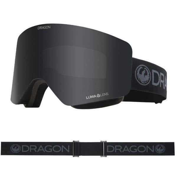 Dragon R1 OTG - Blackout with Lumalens Dark Smoke & Lumalens Amber Lens