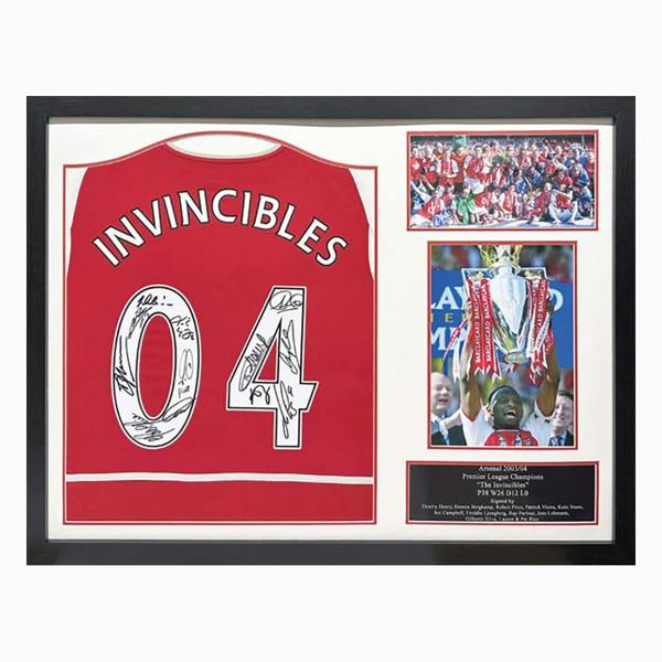 Unbranded Framed Arsenal 2003/04 shirt signed by 14 Invincibles