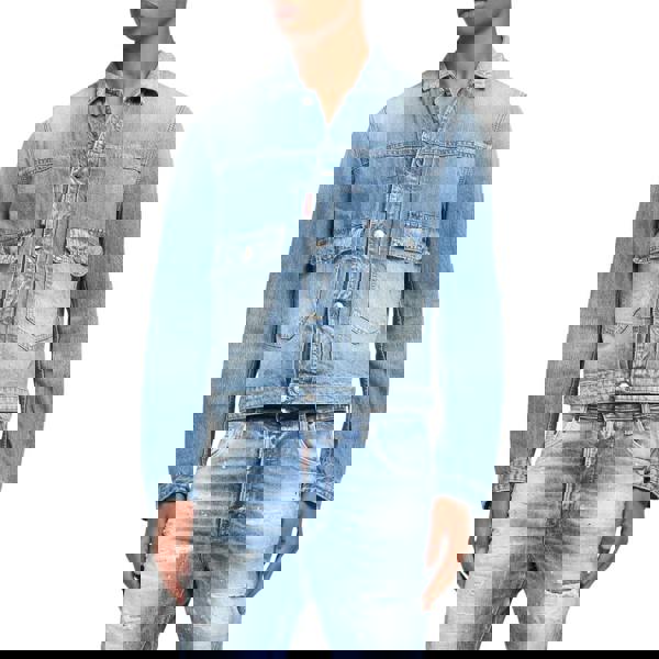 Dsquared2 Heritage Boxy Denim Jacket Navy Blue W32