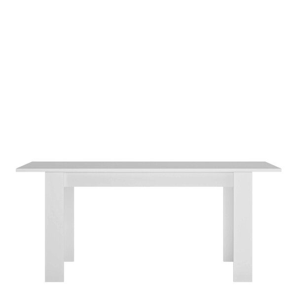 Wyld Haus Hemingway 180cm White Wooden Extending Dining Table