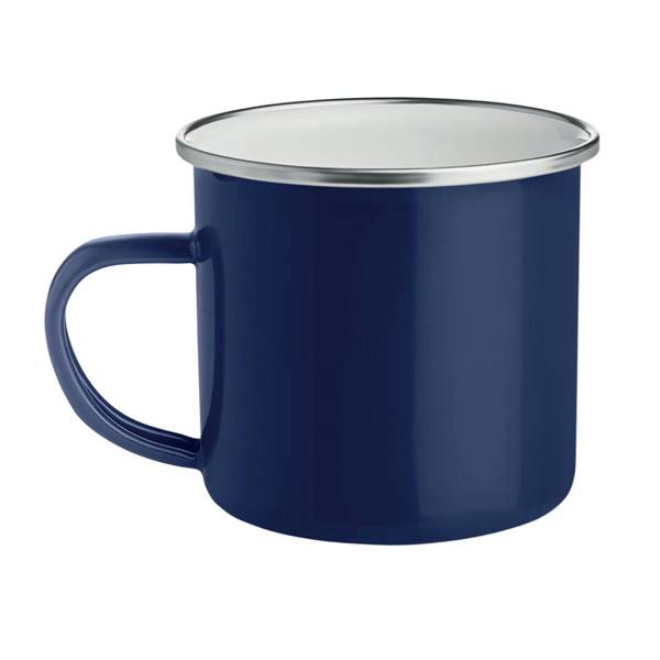 MidOcean Plateado Enamelled Metal 350ml Mug - Blue - 