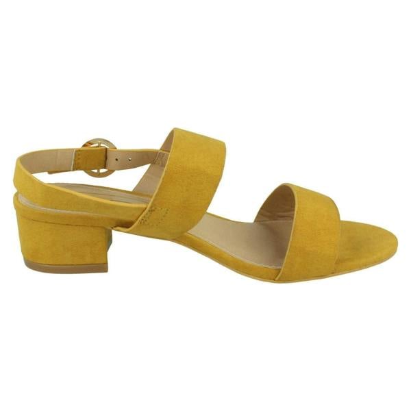 Spot On Ladies Spot On Block Heel Mules F12014