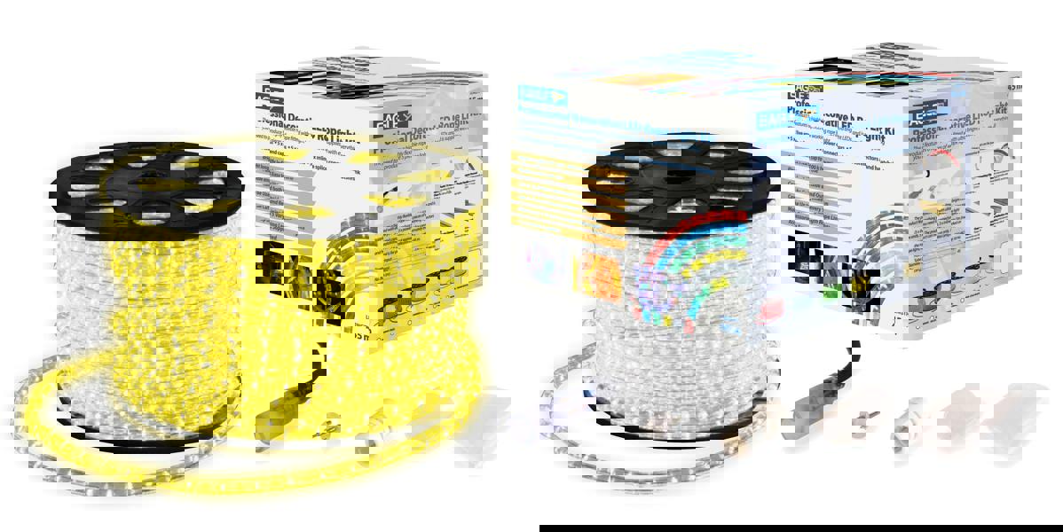 Eagle Yellow 45M Static Led Rope Lig