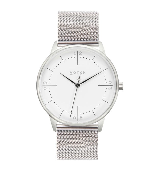 Votch Silver & Silver Watch | Aalto Mesh