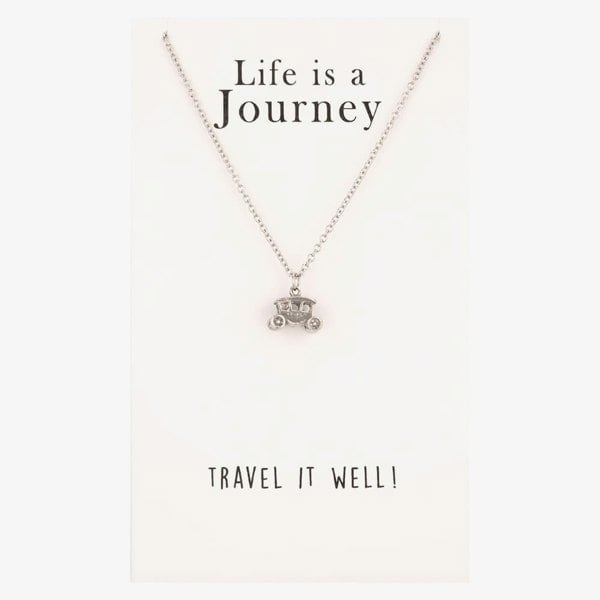 T. H. Baker Sentiments Life is a Journey Carriage Pendant 12221