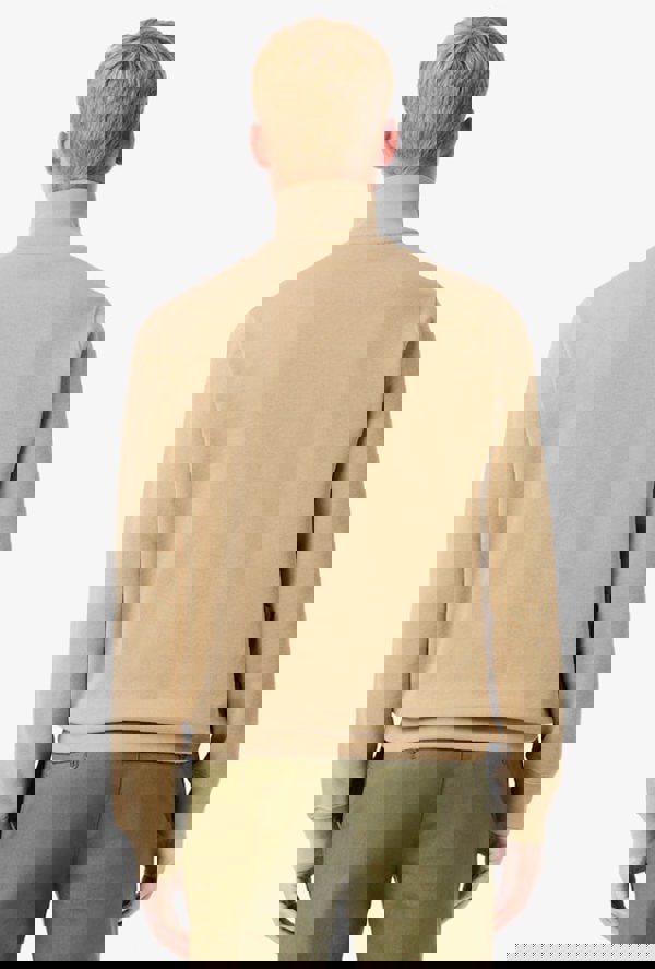 Lacoste Men's Zip-Up High Neck Interlock Sweatshirt