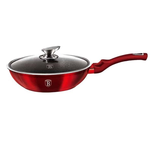 Berlinger Haus Wok with Lid Berlinger Haus BH-1265 Burgundy