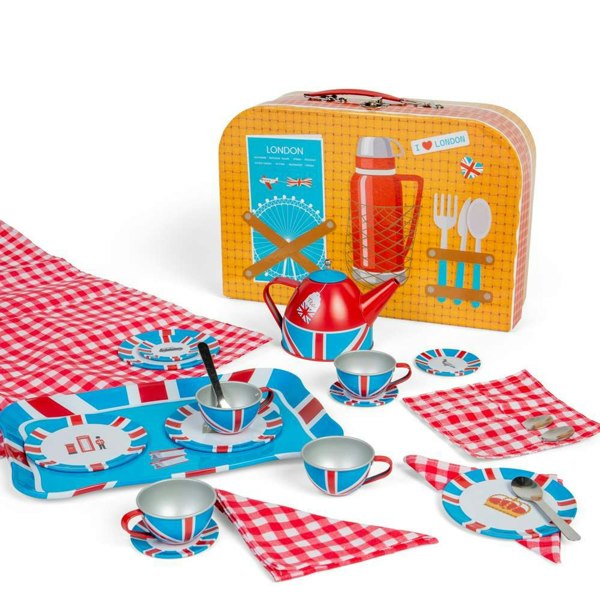 Bigjigs Toys London Tin Tea Set