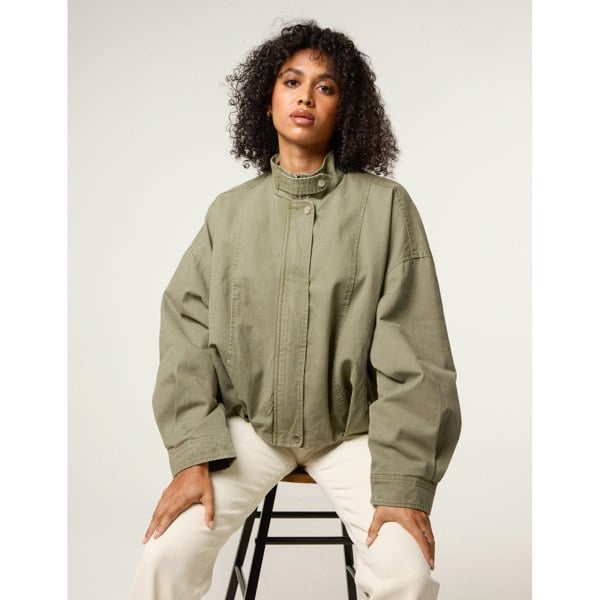 Blue Vanilla Bomber Jacket