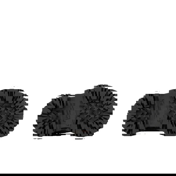 Embassy London Hatter Platform - Brown Metal - Women's Leather and brushed nubuck suede Ankle Lace-up Boot with chunky cleated sole