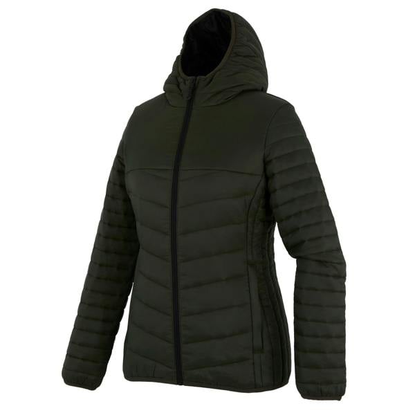Regatta Womens/Ladies Loft Lite Baffled Hybrid Jacket - Dark Khaki/Black - 