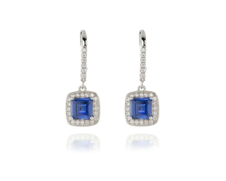 Cachet London Idola Silver Tanzanite Earrings