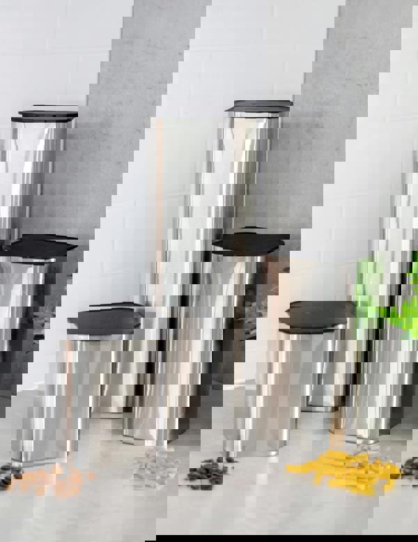 MasterClass Antimicrobial Storage Container, Stainless Steel, 11cm