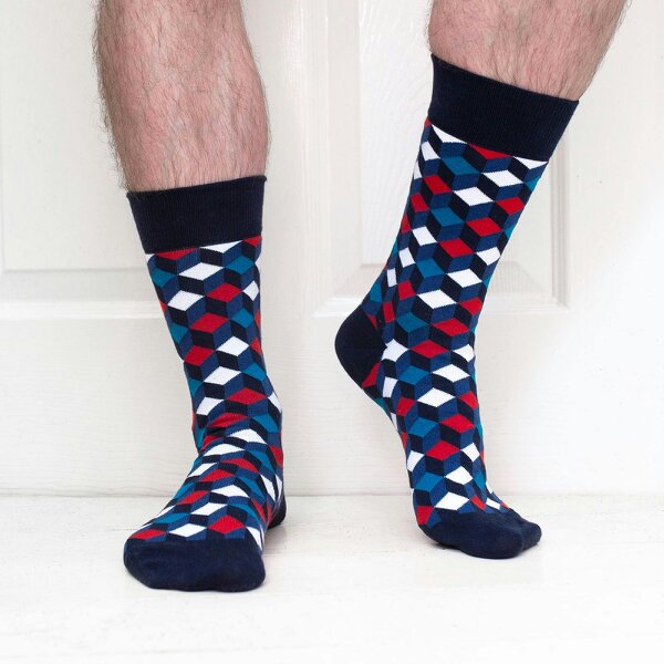 Jemsox The National Treasure: Luxury Organic Cotton Men’s Socks (5 Pack) | One Size UK 7-11
