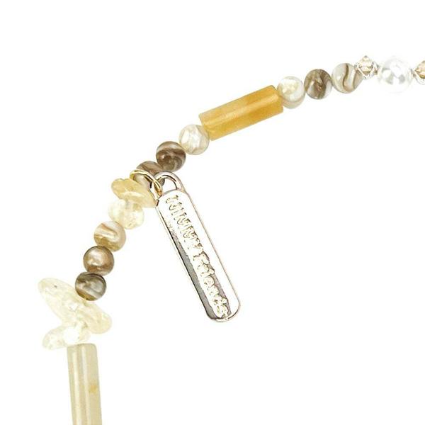 Nimmy Friends Nimmy Big Eye Cute Pet Teddy Mobile Phone Chain Bag Charm Crystal Bracelet Brown - N-CXMC-SL-014
