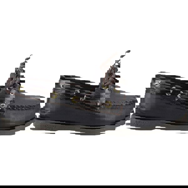 Sperry Authentic 2 Eye Leather Men's Amaretto/Black Boat Shoes