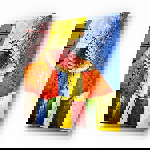 Abstract Glass Wall Art 18 - Artchi