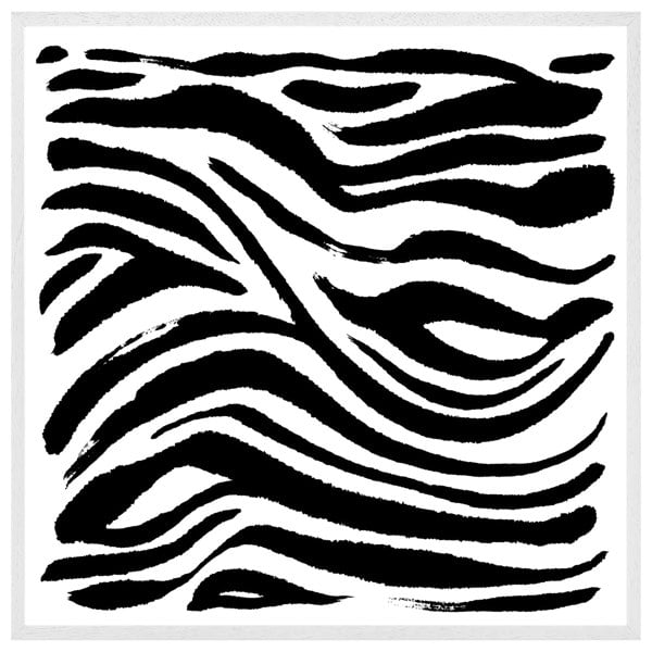 Benjamin Tate Design Zebra stripes print (Picutre Frame)