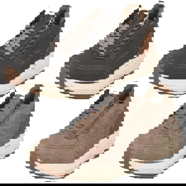 Rieker Mens Rieker Extra Wide Lace Up Casual Shoes 11504