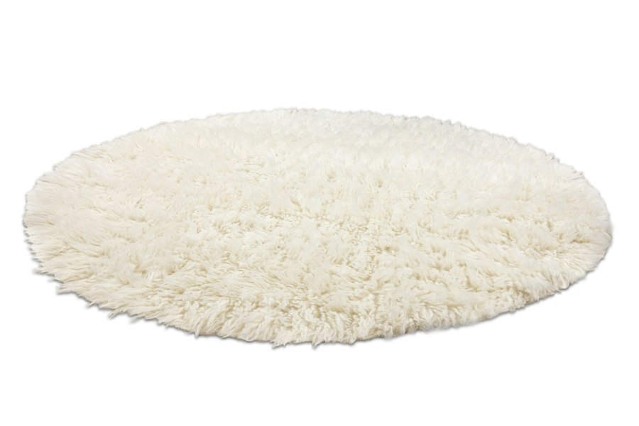 RugsX Flokati Woolen Circle Rug