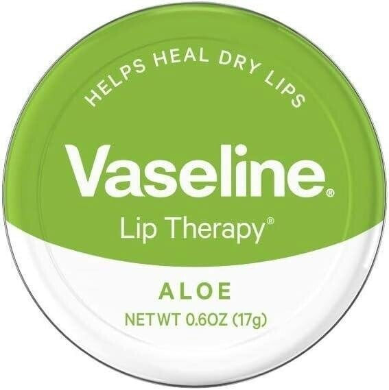 Vaseline Lip Therapy Aloe Vera Moisturising Lip Balm 3 x 0.6oz