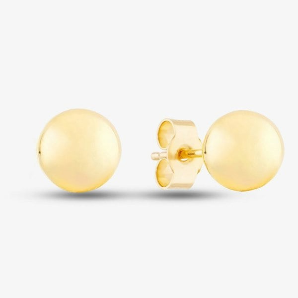 T. H. Baker 9ct Yellow Gold Ball Stud Earrings SE071