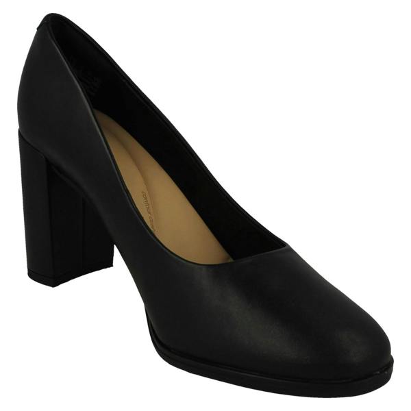 Clarks Ladies Clarks Elegant Heeled Court Shoes Freva85 Court